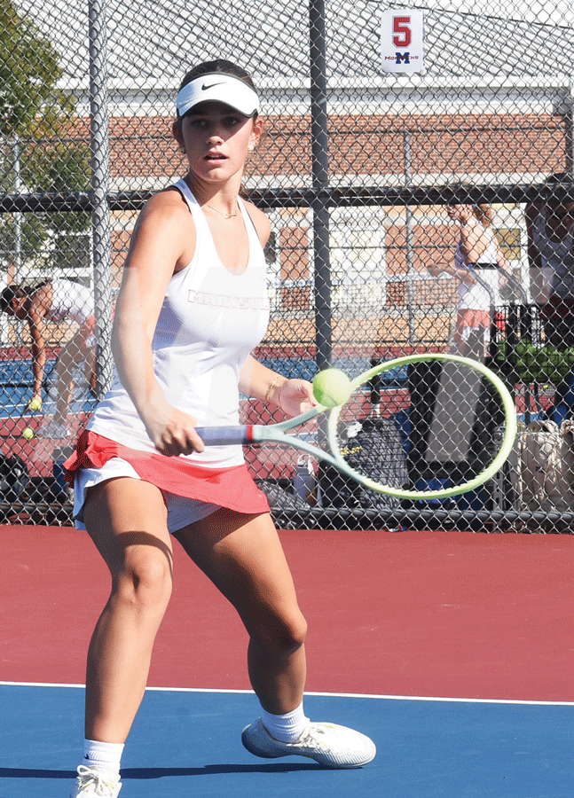 Lady Monarch tennis squad edges Thomas Worthington Marysville Journal